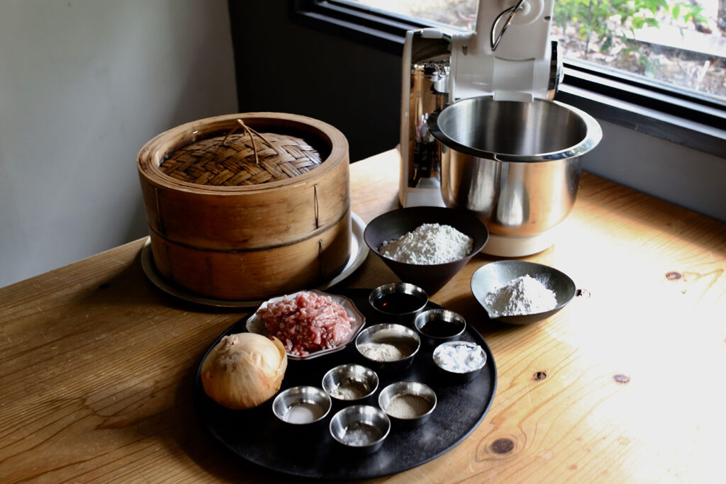 ボッシュ コンパクトキッチンマシンで作る肉まん（材料）